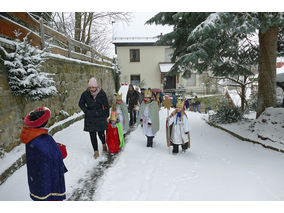 Aussendung der Sternsinger in Naumburg (© Karl-Franz Thiede)